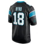 Men's Carolina Panthers Damiere Byrd Black Game Player Jersey