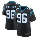 Men's Carolina Panthers DeShawn Williams Black Game Player Jersey