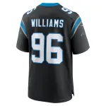 Men's Carolina Panthers DeShawn Williams Black Game Player Jersey