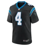 Men's Carolina Panthers Eddy Pineiro Black Team Game Jersey