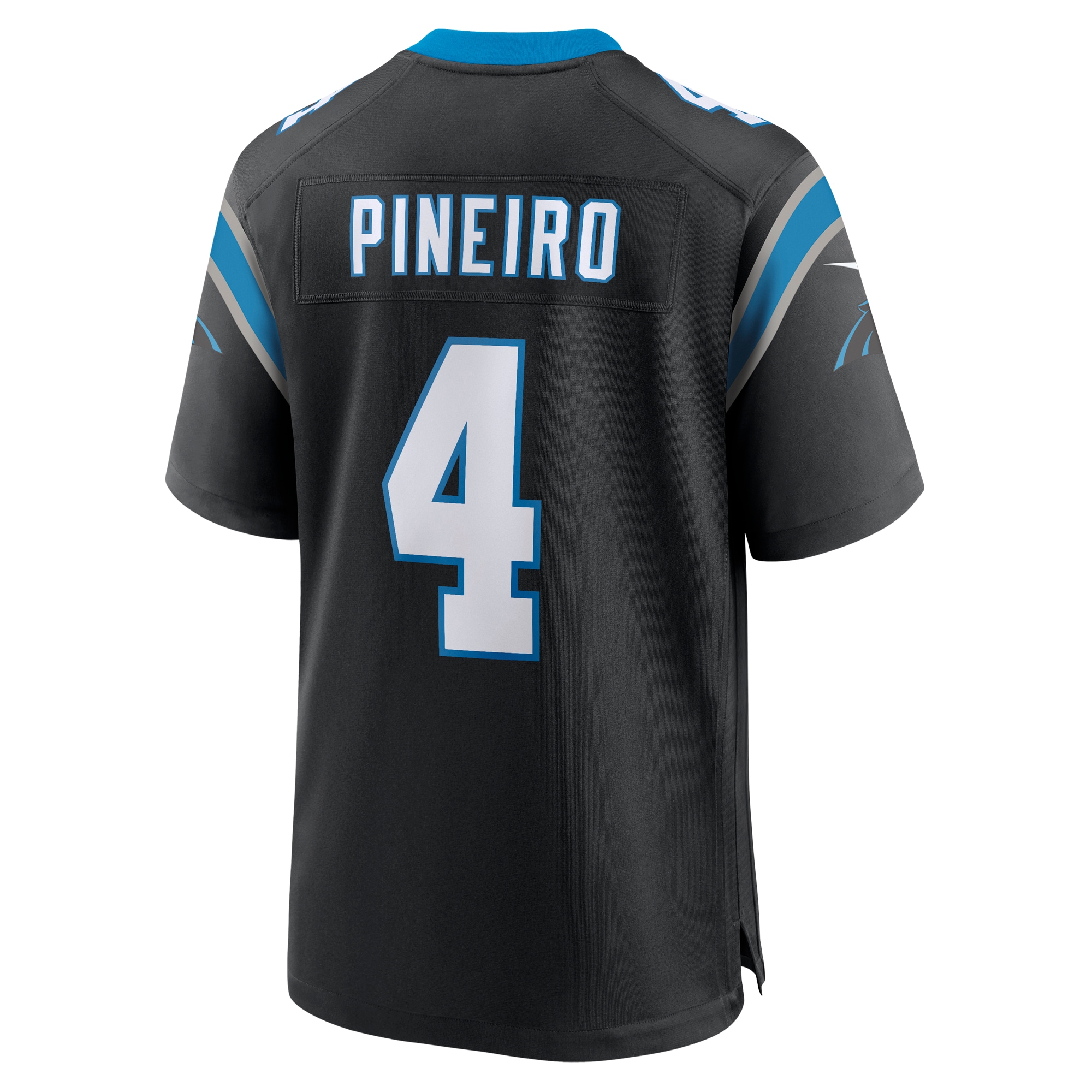 Men's Carolina Panthers Eddy Pineiro Black Team Game Jersey