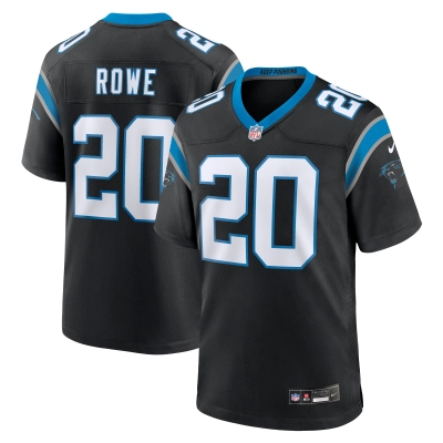 Men's Carolina Panthers Eric Rowe Black Game Jersey 01
