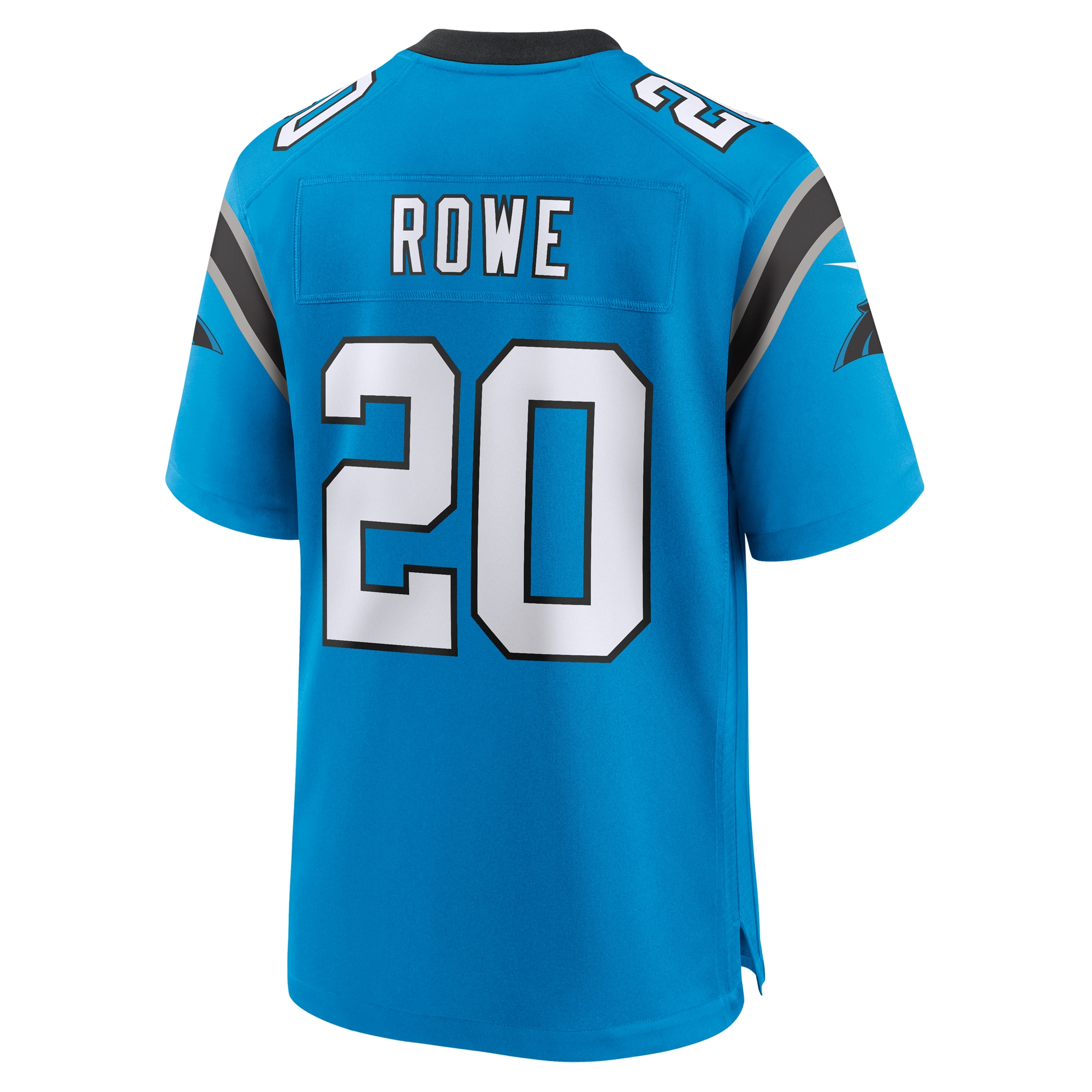 Men's Carolina Panthers Eric Rowe Blue Alternate Game Jersey