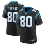Men's Carolina Panthers Ian Thomas Black Team Game Jersey