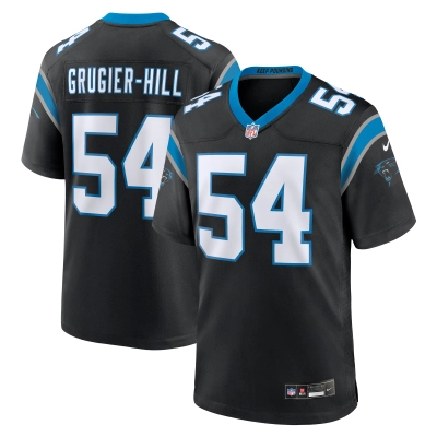 Men's Carolina Panthers Kamu Grugier-Hill Black Game Jersey 01