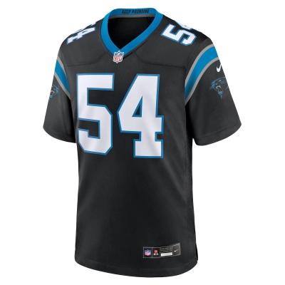 Men's Carolina Panthers Kamu Grugier-Hill Black Game Jersey 02