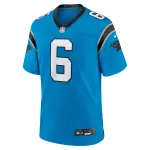 Men's Carolina Panthers Miles Sanders Blue Team Game Jersey