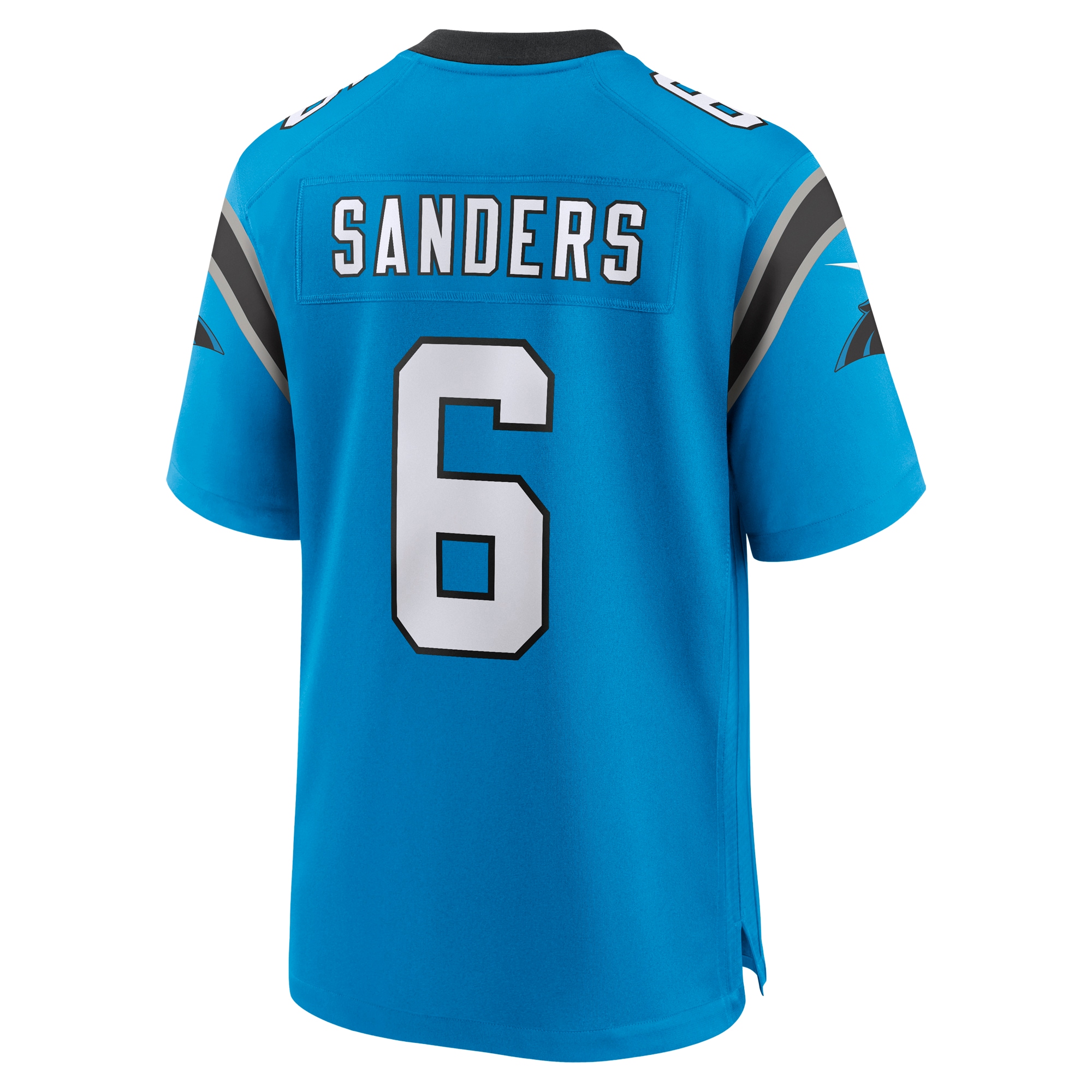 Men's Carolina Panthers Miles Sanders Blue Team Game Jersey