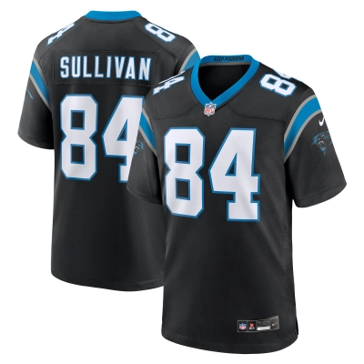 Men's Carolina Panthers Stephen Sullivan Black Team Game Jersey 01