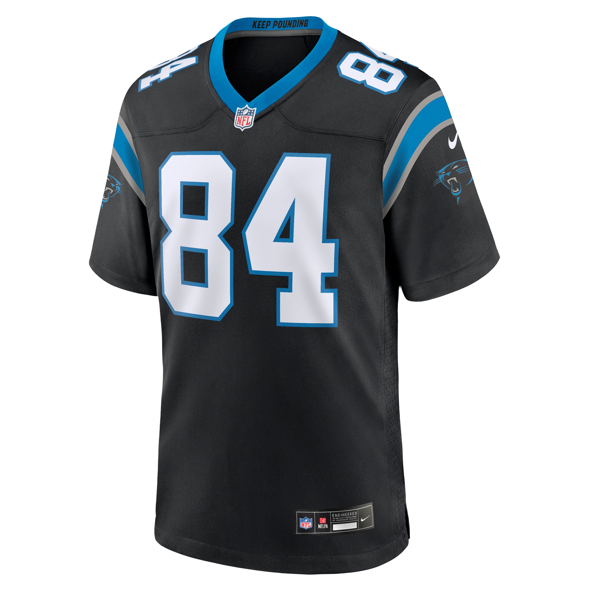 Men's Carolina Panthers Stephen Sullivan Black Team Game Jersey