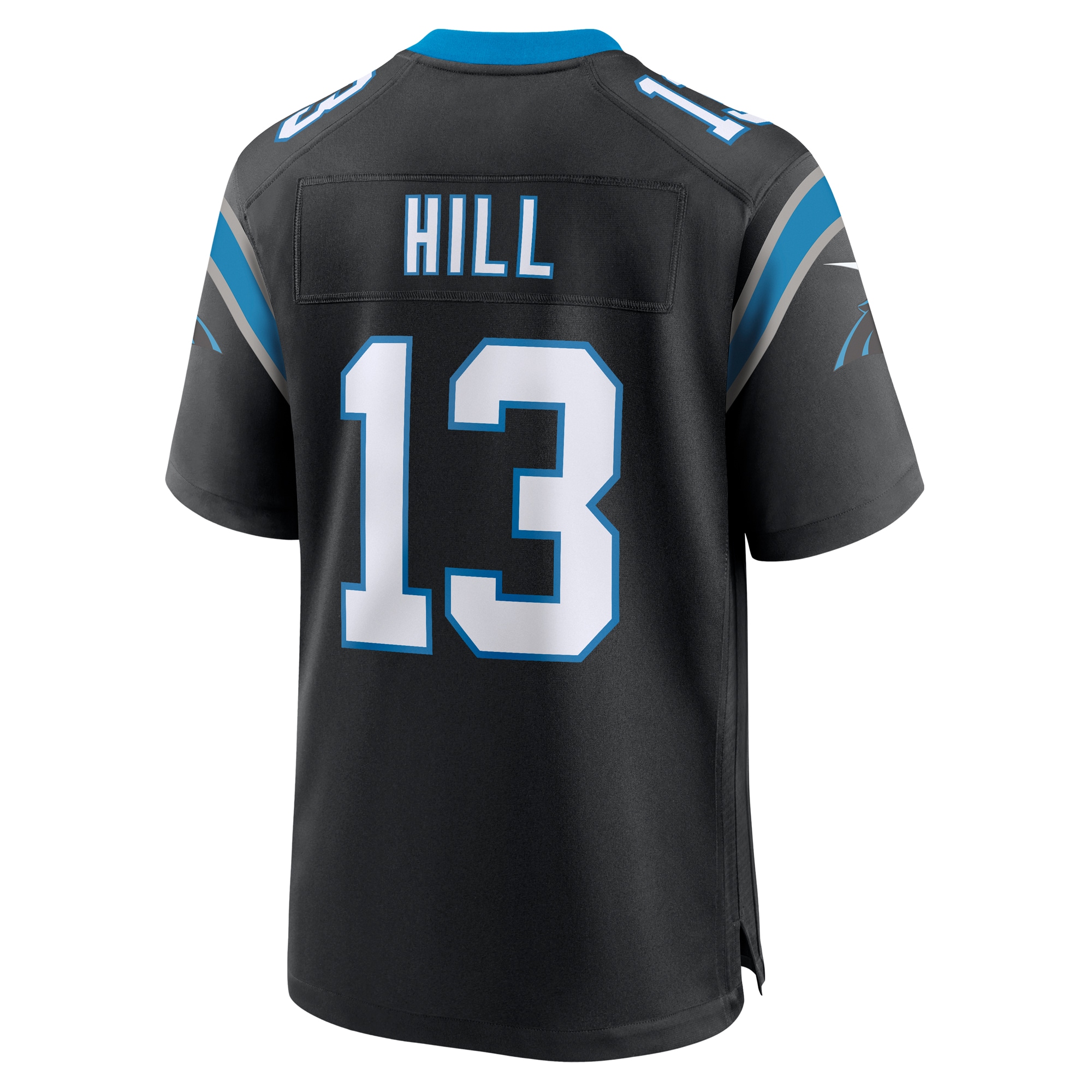 Men's Carolina Panthers Troy Hill Black Team Game Jersey