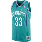 Men's Charlotte Hornets Alonzo Mourning Teal 1992/93 Hardwood Classics Swingman Jersey