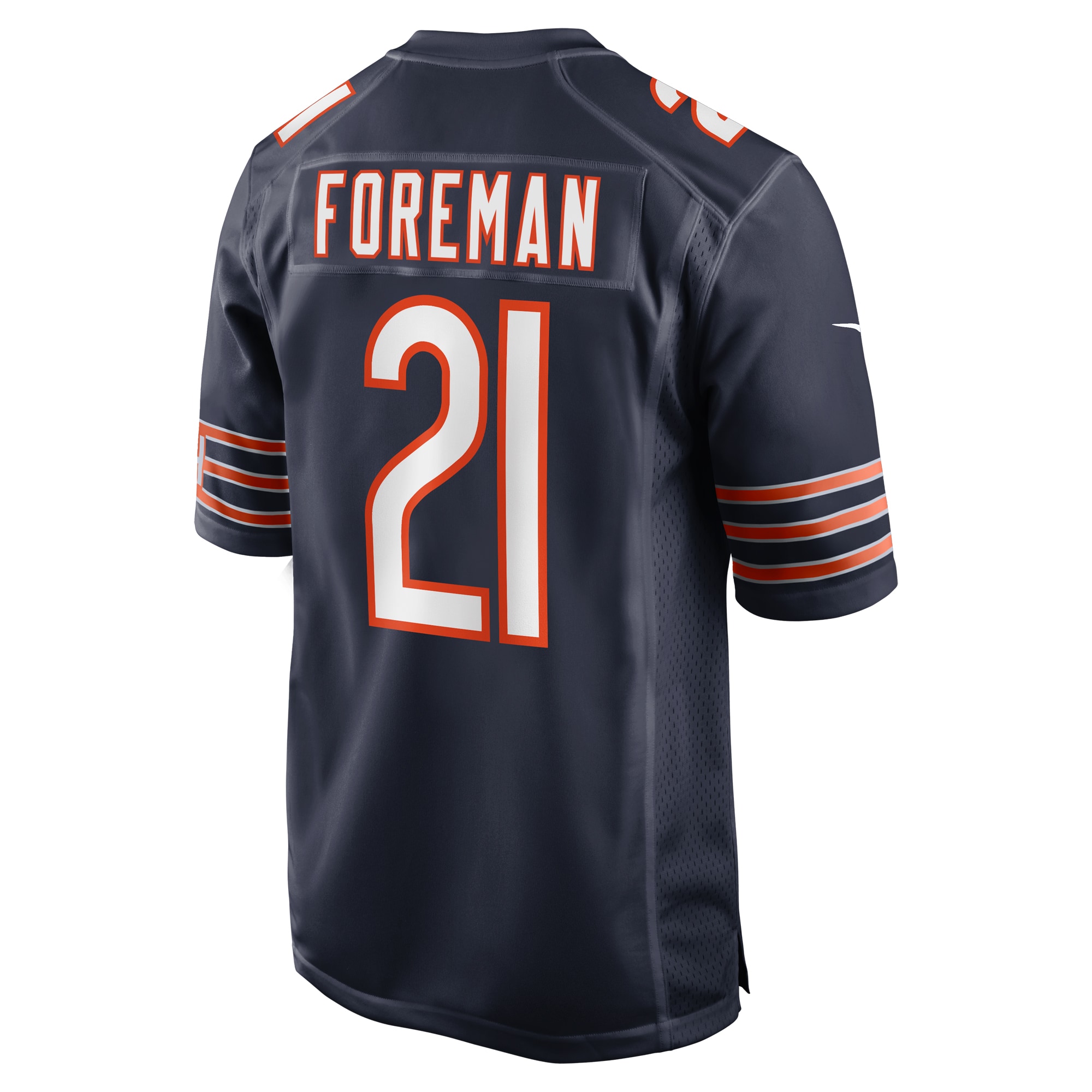 Men's Chicago Bears D'Onta Foreman Navy Game Jersey