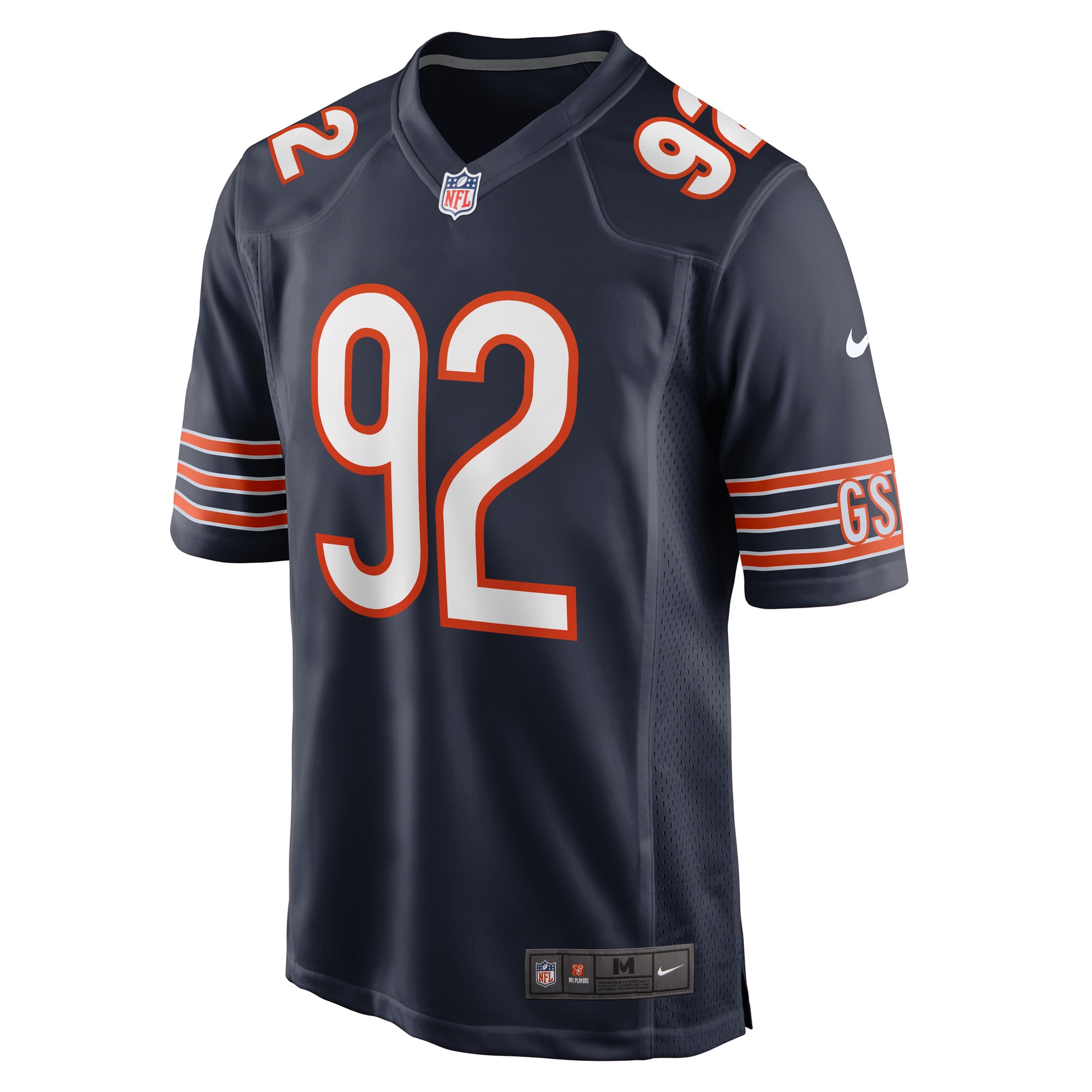 Men's Chicago Bears Daniel Hardy Navy Team Game Jersey