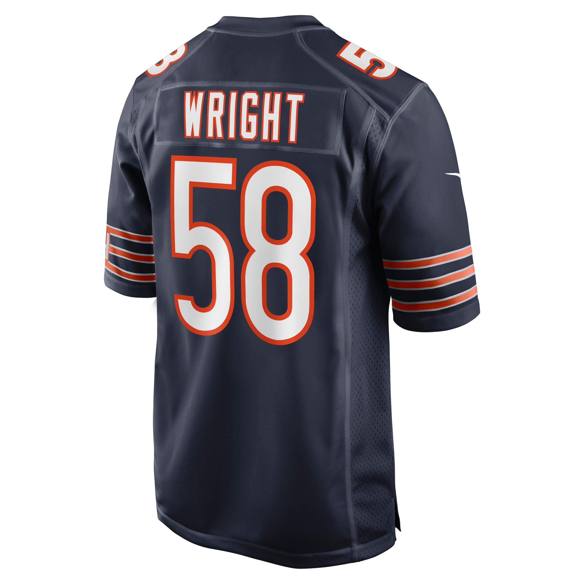 Men's Chicago Bears Darnell Wright Navy 2023 NFL Draft First Round Pick Game Jersey