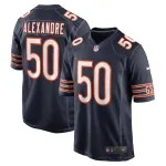 Men's Chicago Bears Deslin Alexandre Navy Team Game Jersey