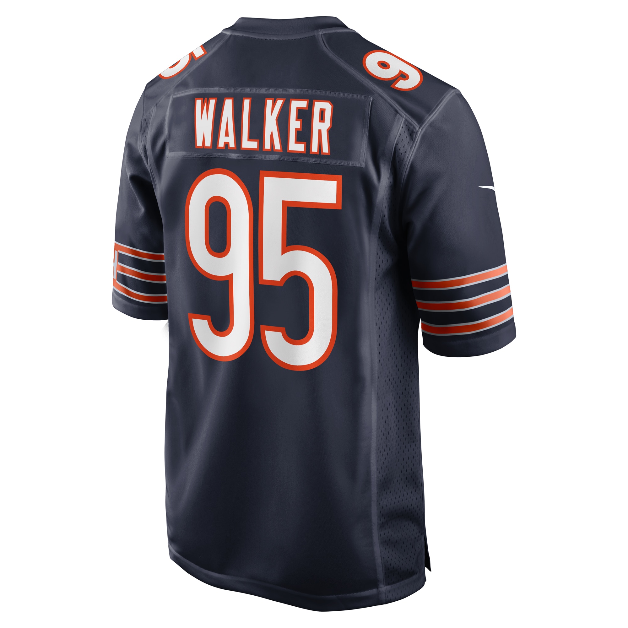 Men's Chicago Bears P.J. Walker Navy Game Player Jersey