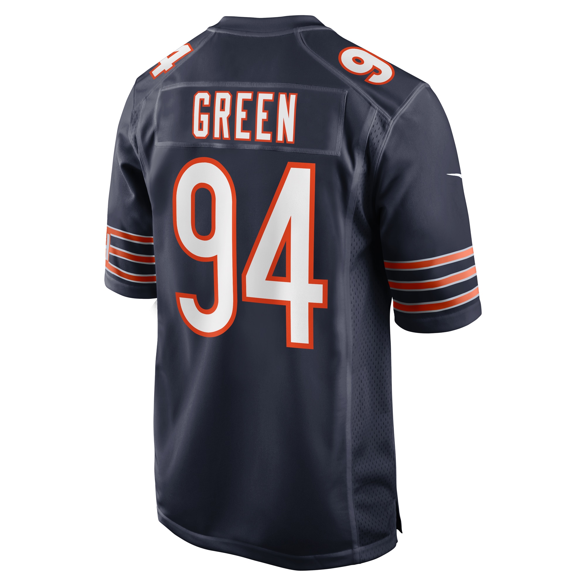 Men's Chicago Bears Rasheem Green Navy Game Jersey