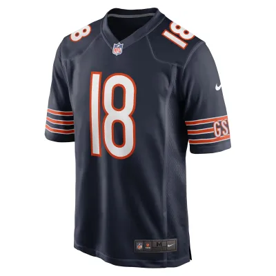 Men's Chicago Bears Robert Tonyan Navy Game Jersey 02