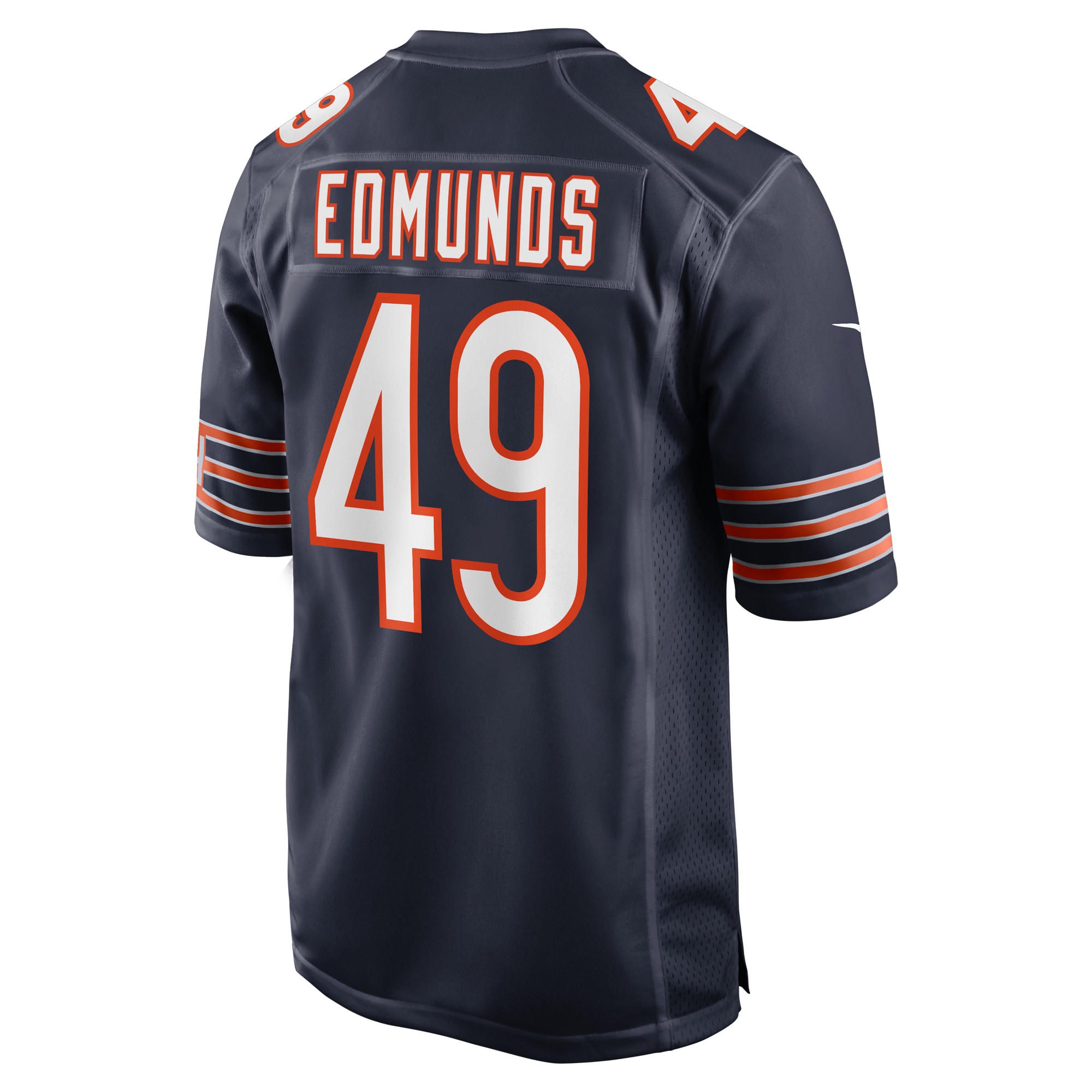 Men's Chicago Bears Tremaine Edmunds Navy Game Player Jersey