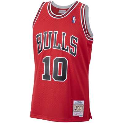 Men's Chicago Bulls B. J. Armstrong Red 2001/02 Hardwood Classics Swingman Jersey 02
