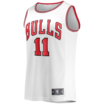 Men's Chicago Bulls DeMar DeRozan White Fast Break Replica Jersey - Association Edition 02