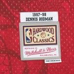 Men's Chicago Bulls Dennis Rodman Red 1997/98 Hardwood Classics Asian Heritage 6.0 Swingman Throwback Player Jersey
