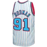 Men's Chicago Bulls Dennis Rodman White 1995-96 Hardwood Classics Reload 3.0 Swingman Jersey
