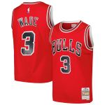 Men's Chicago Bulls Dwyane Wade Red 2016/17 Hardwood Classics Swingman Jersey