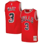Men's Chicago Bulls Dwyane Wade Red 2016/17 Hardwood Classics Swingman Jersey