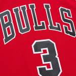 Men's Chicago Bulls Dwyane Wade Red 2016/17 Hardwood Classics Swingman Jersey