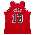Men's Chicago Bulls Joakim Noah Red 2013/14 Hardwood Classics Swingman Jersey