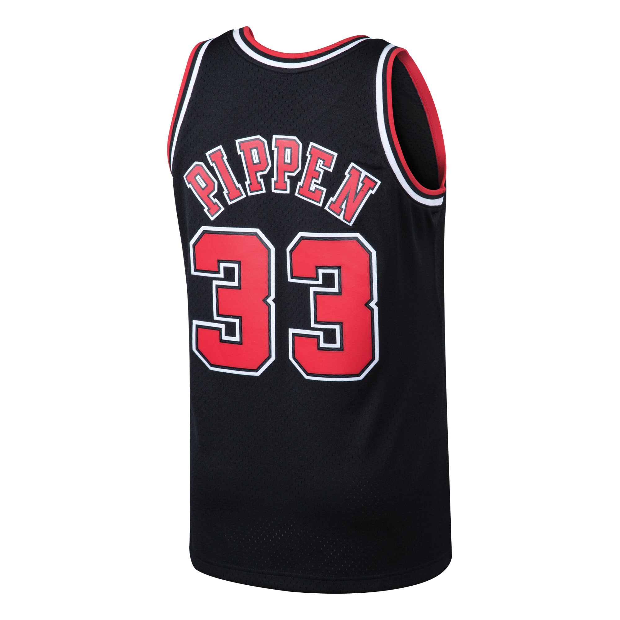 Men's Chicago Bulls Scottie Pippen Black 1997/98 Hardwood Classics Swingman Jersey