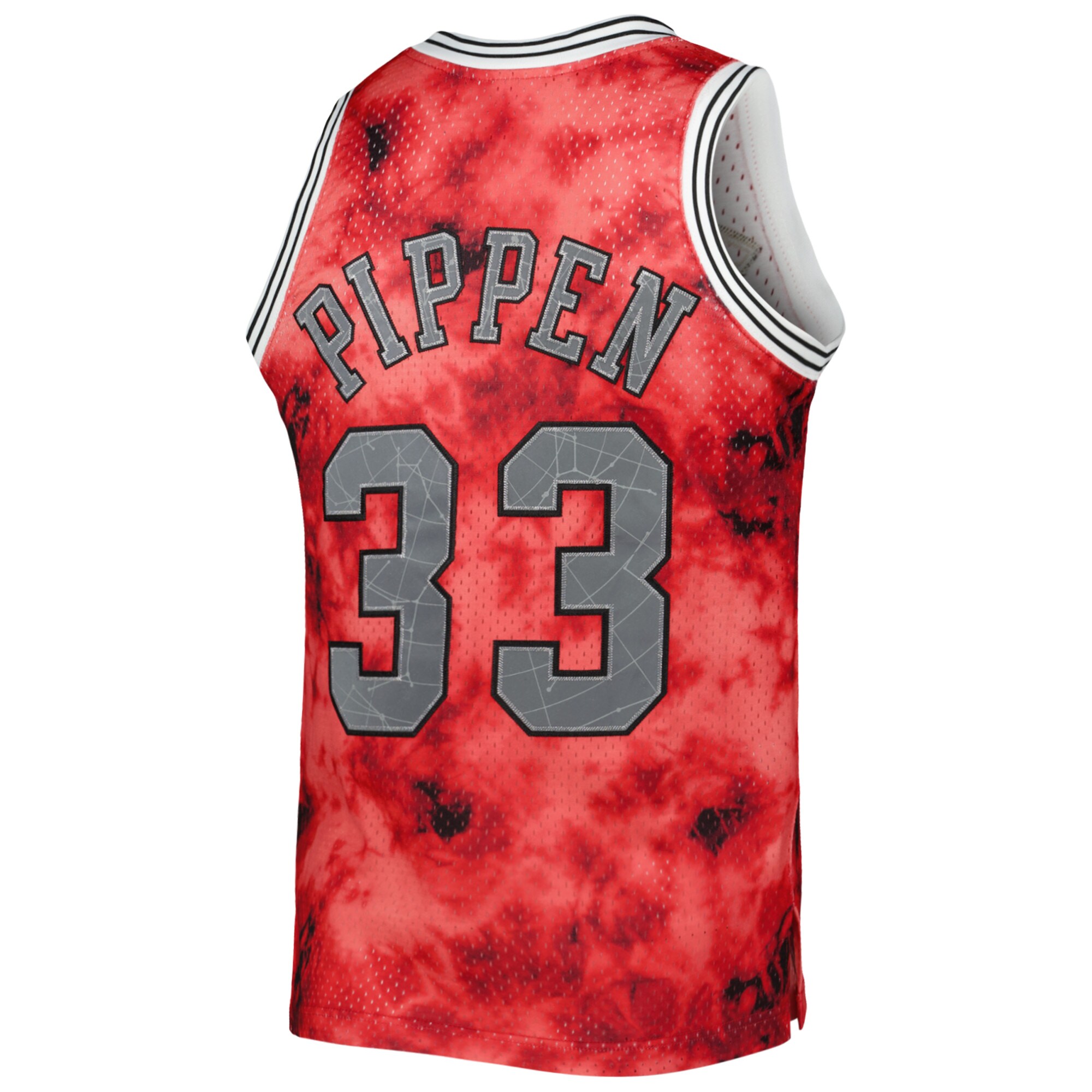 Men's Chicago Bulls Scottie Pippen Red 1997/98 Galaxy Swingman Jersey