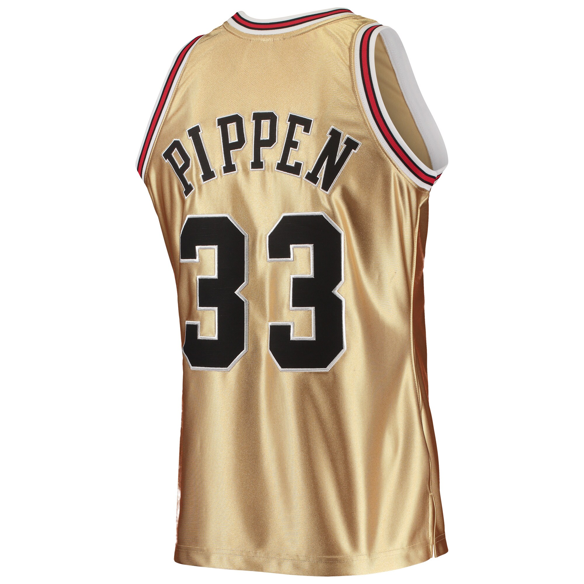 Men's Chicago Bulls Scottie Pippen Gold 75th Anniversary 1997/98 Hardwood Classics Swingman Jersey