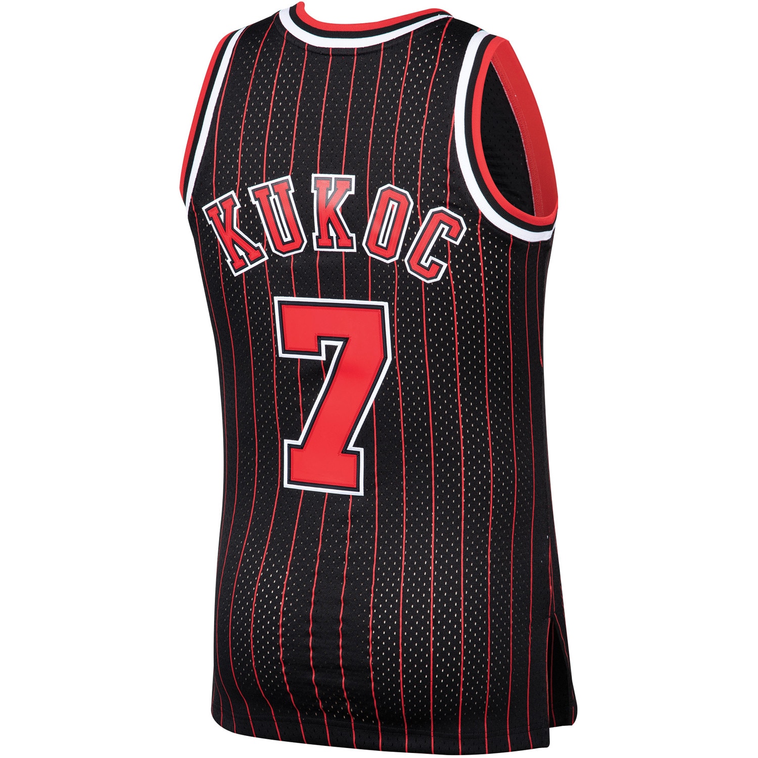 Men's Chicago Bulls Toni Kukoc Black 1995/96 Hardwood Classics Swingman Jersey