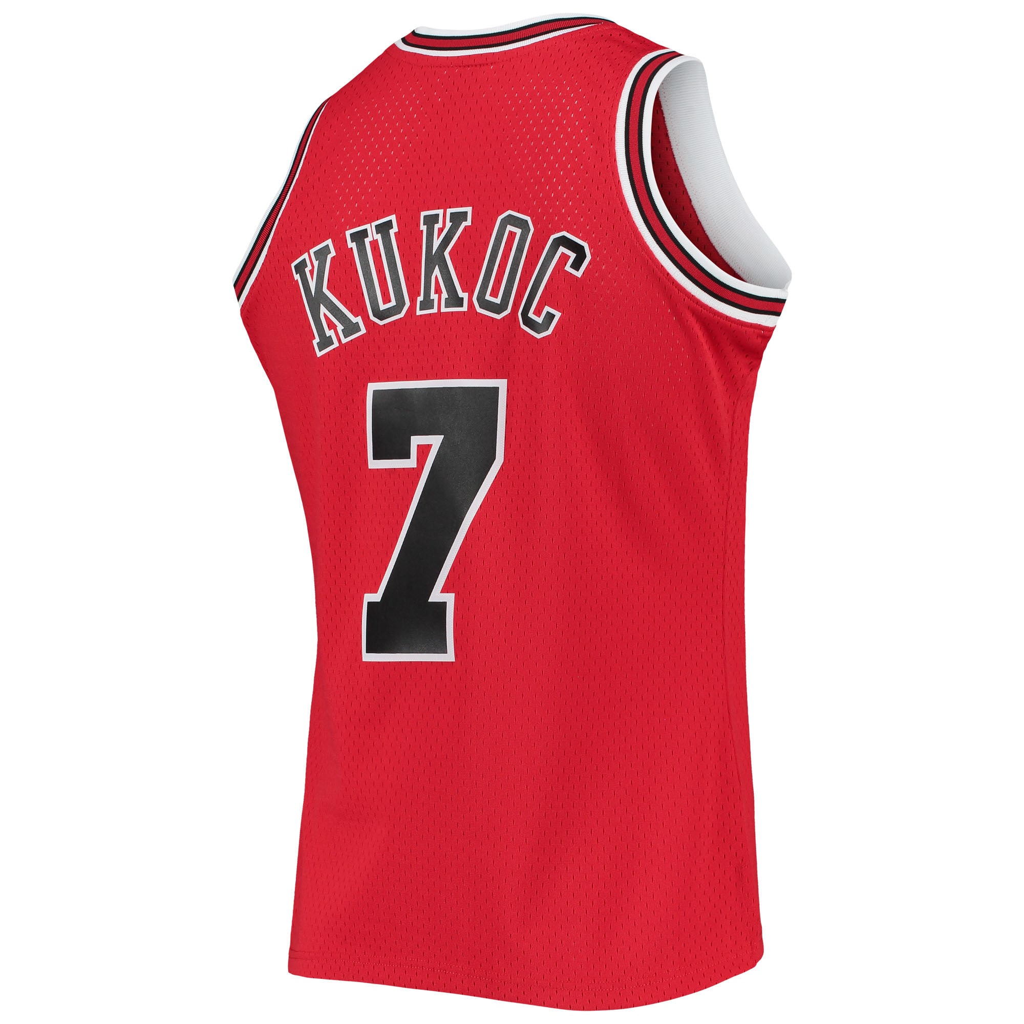 Men's Chicago Bulls Toni Kukoc Red 1997/98 Hardwood Classics Swingman Jersey