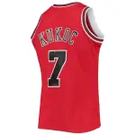 Men's Chicago Bulls Toni Kukoc Red 1997/98 Hardwood Classics Swingman Jersey