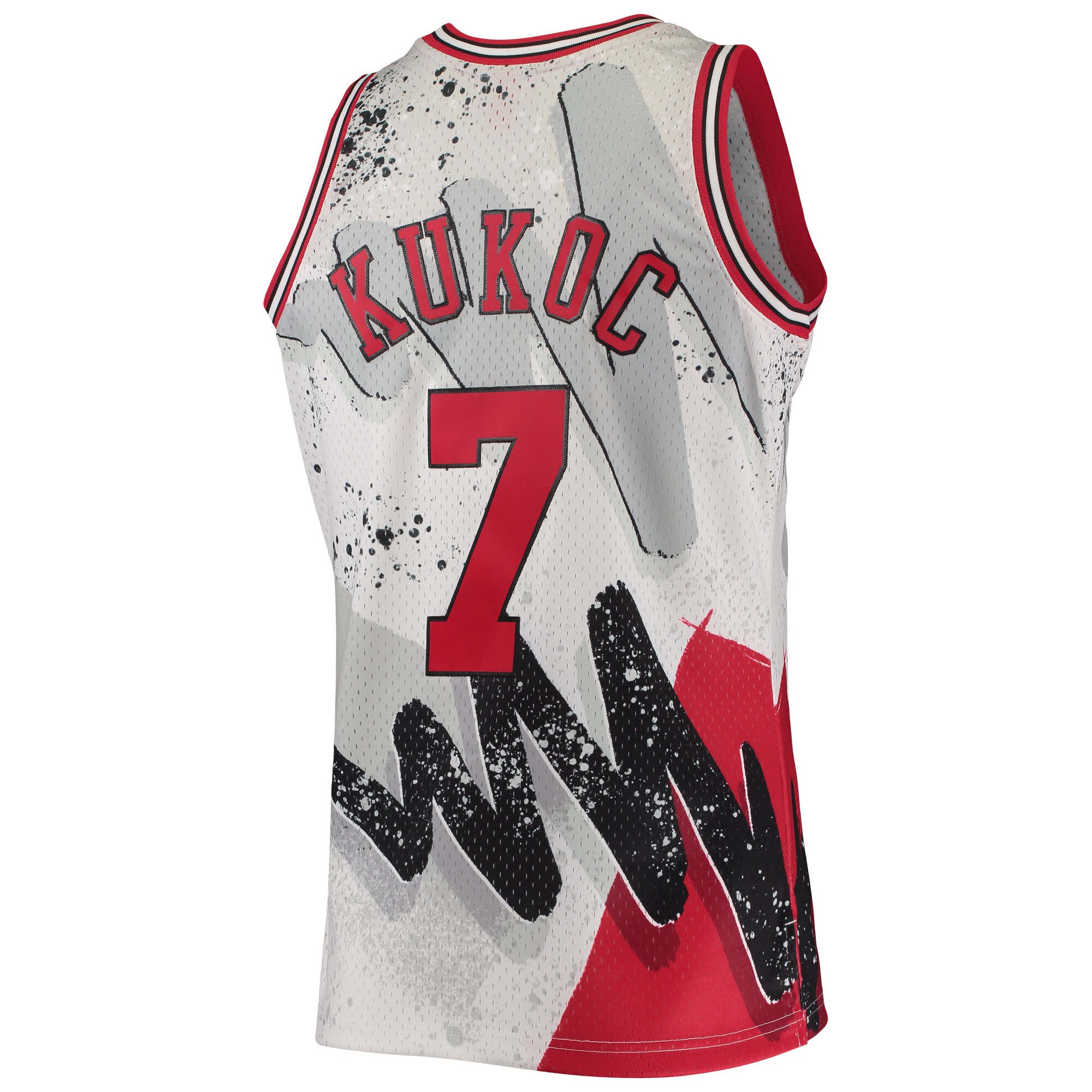 Men's Chicago Bulls Toni Kukoc White Hardwood Classics 1995/96 Hyper Hoops Swingman Jersey