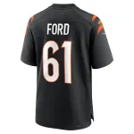Men's Cincinnati Bengals Cody Ford Black Game Jersey