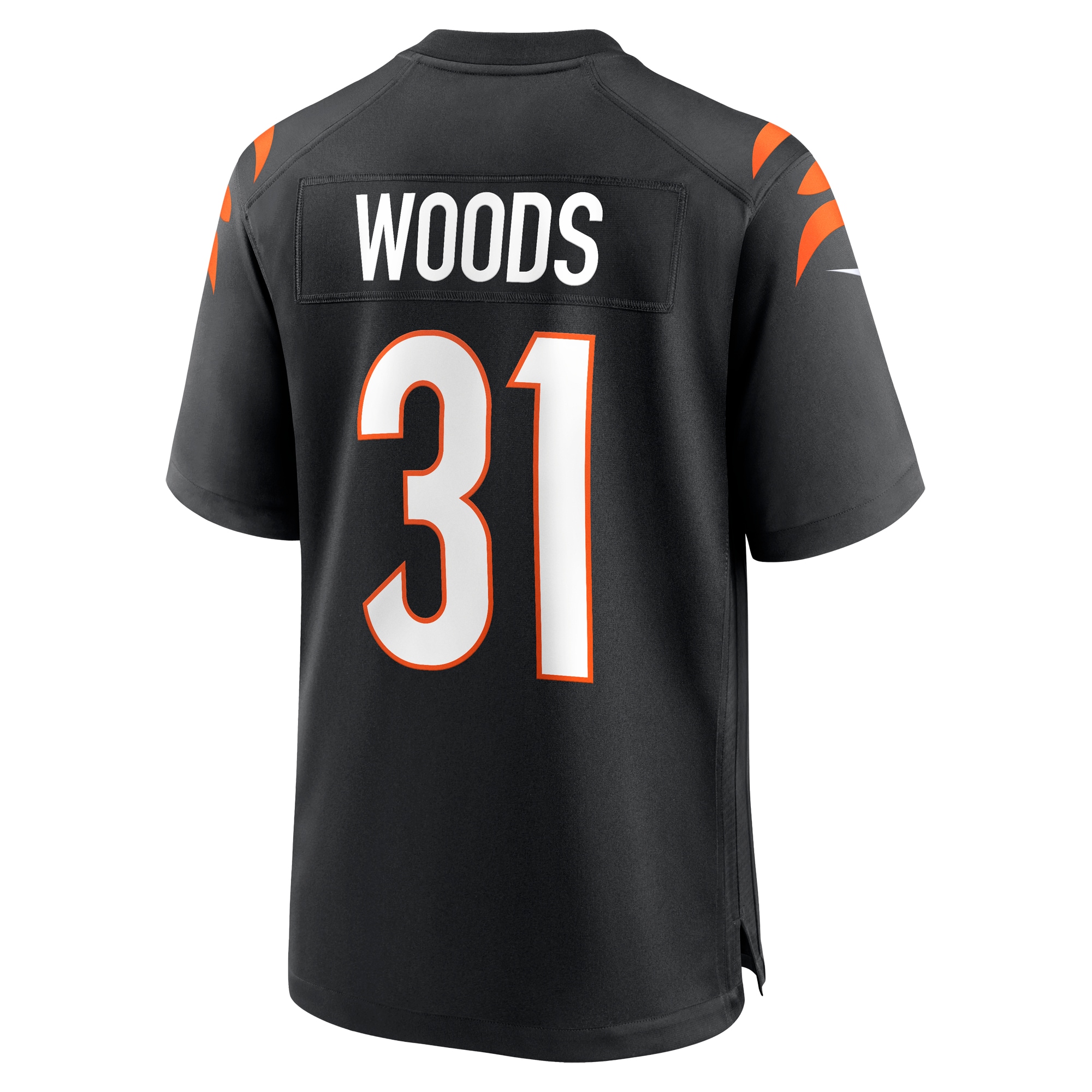 Men's Cincinnati Bengals Ickey Woods Black Retired Player Game Jersey