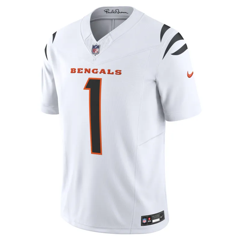 Men's Cincinnati Bengals Ja'Marr Chase White Vapor F.U.S.E. Limited Jersey