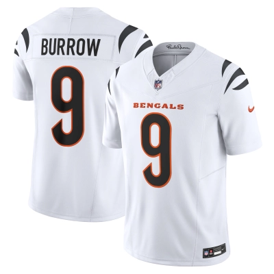 Men's Cincinnati Bengals Joe Burrow White Vapor F.U.S.E. Limited Jersey 01