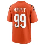 Men's Cincinnati Bengals Myles Murphy Orange Team Game Jersey