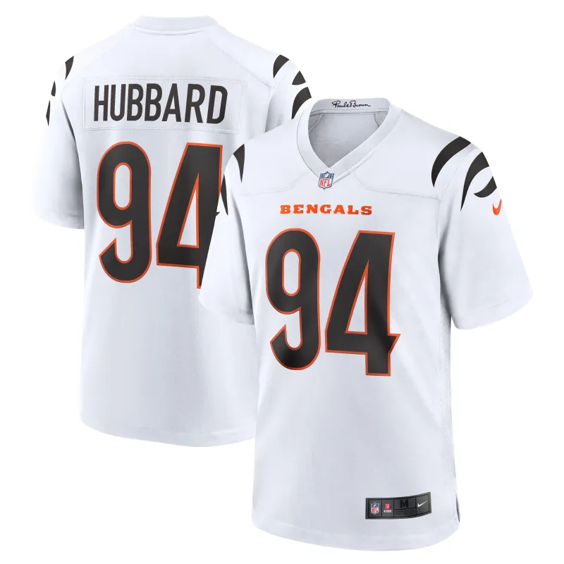 Men's Cincinnati Bengals Sam Hubbard White Game Jersey