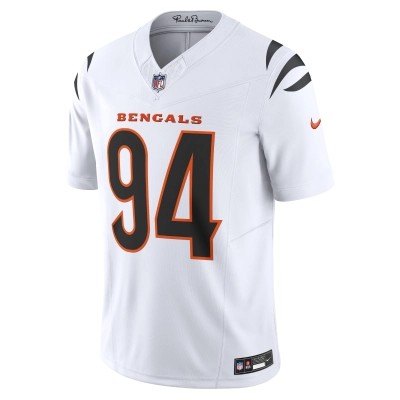 Men's Cincinnati Bengals Sam Hubbard White Vapor F.U.S.E. Limited Jersey 02