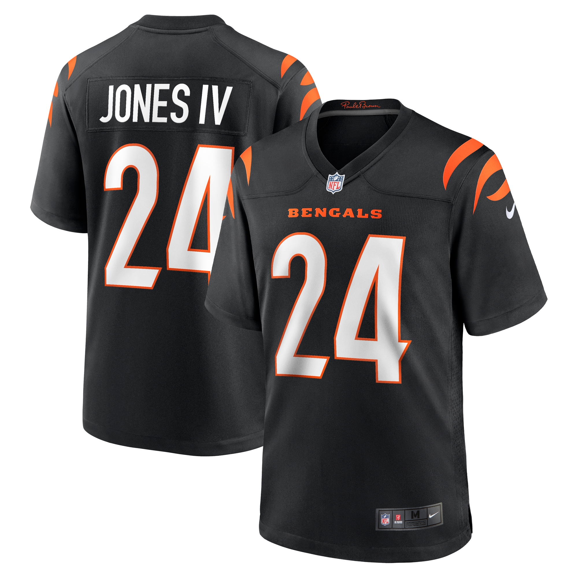 Men's Cincinnati Bengals Sidney Jones Black Game Jersey