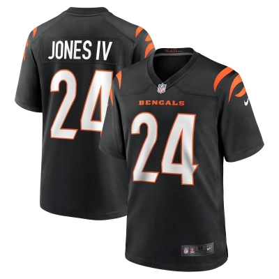 Men's Cincinnati Bengals Sidney Jones Black Game Jersey 01