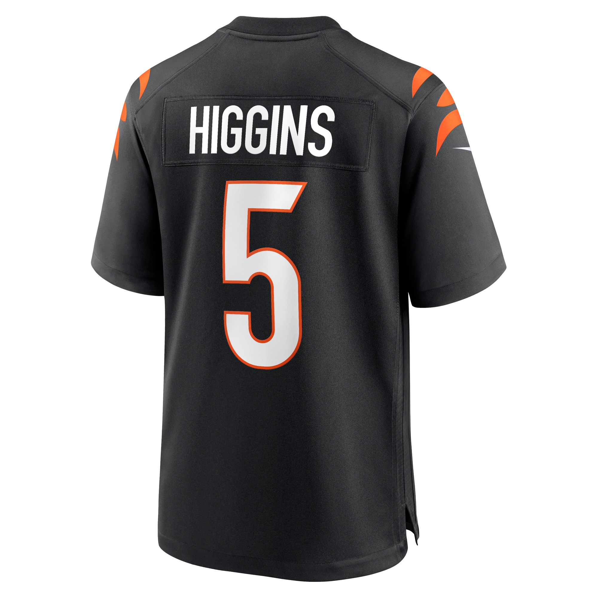 Men's Cincinnati Bengals Tee Higgins Black Game Player Jersey