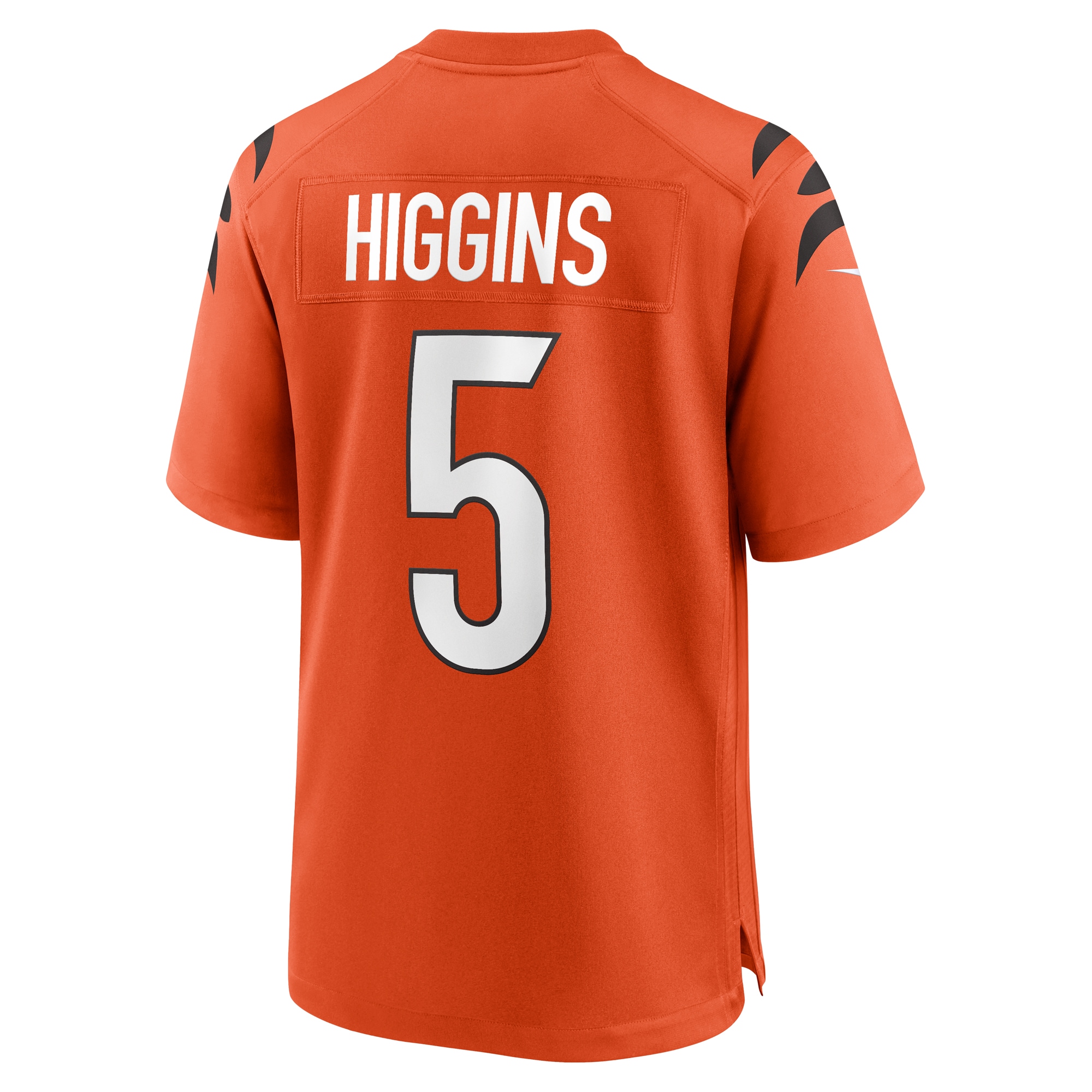 Men's Cincinnati Bengals Tee Higgins Orange Alternate Game Player Jersey